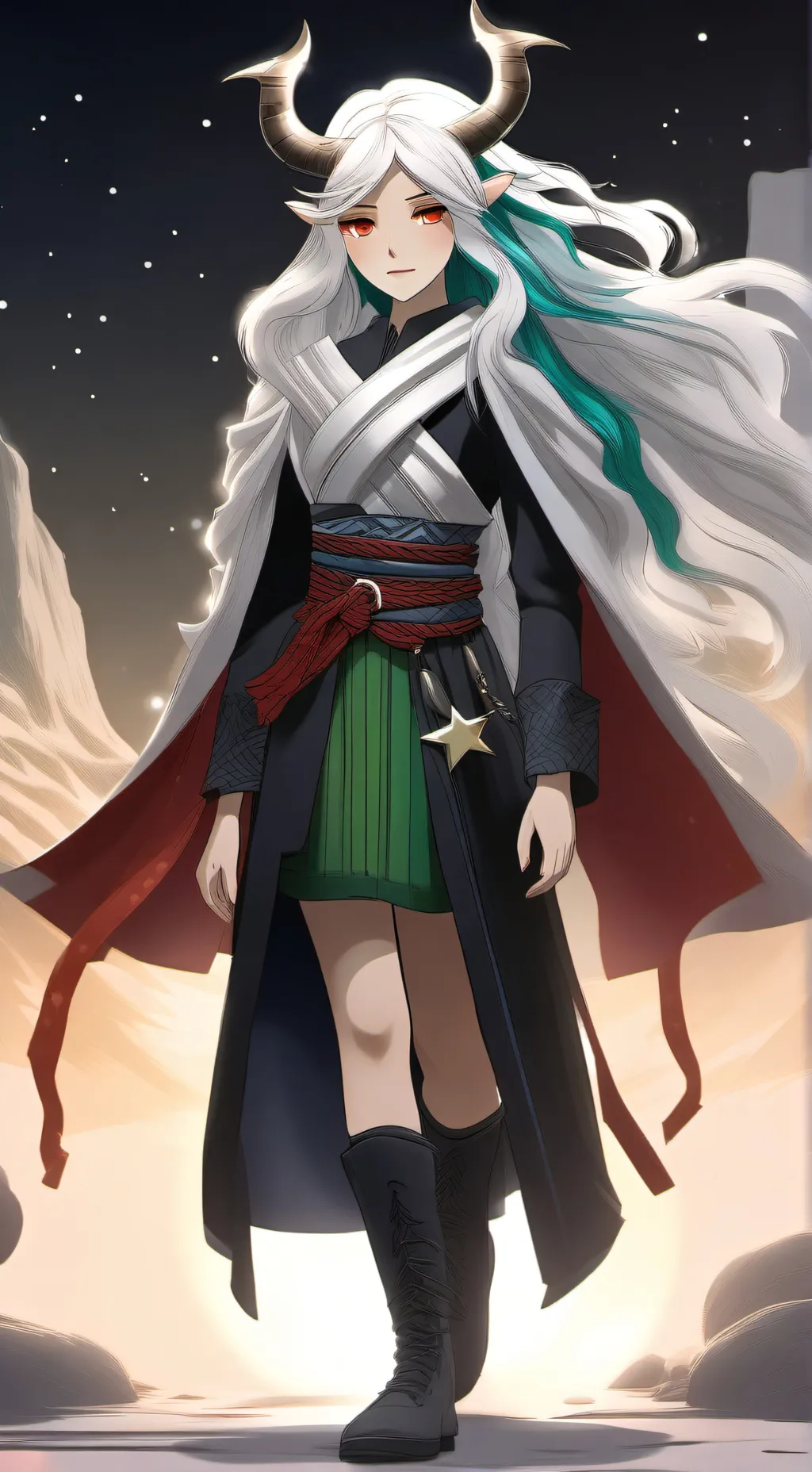 ai character: saturn gacha oc background