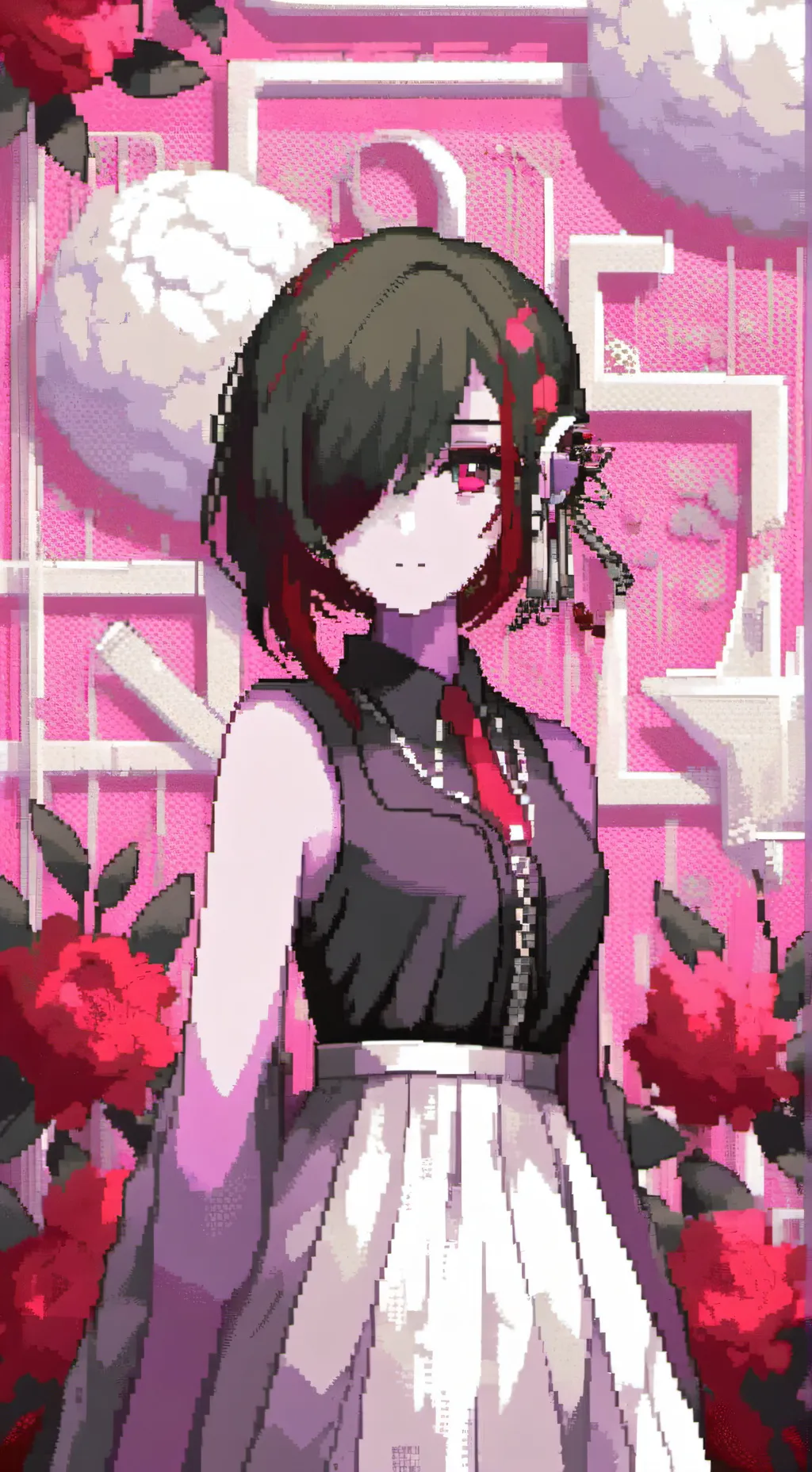 ai character: Dazzle x Razzle>:P background