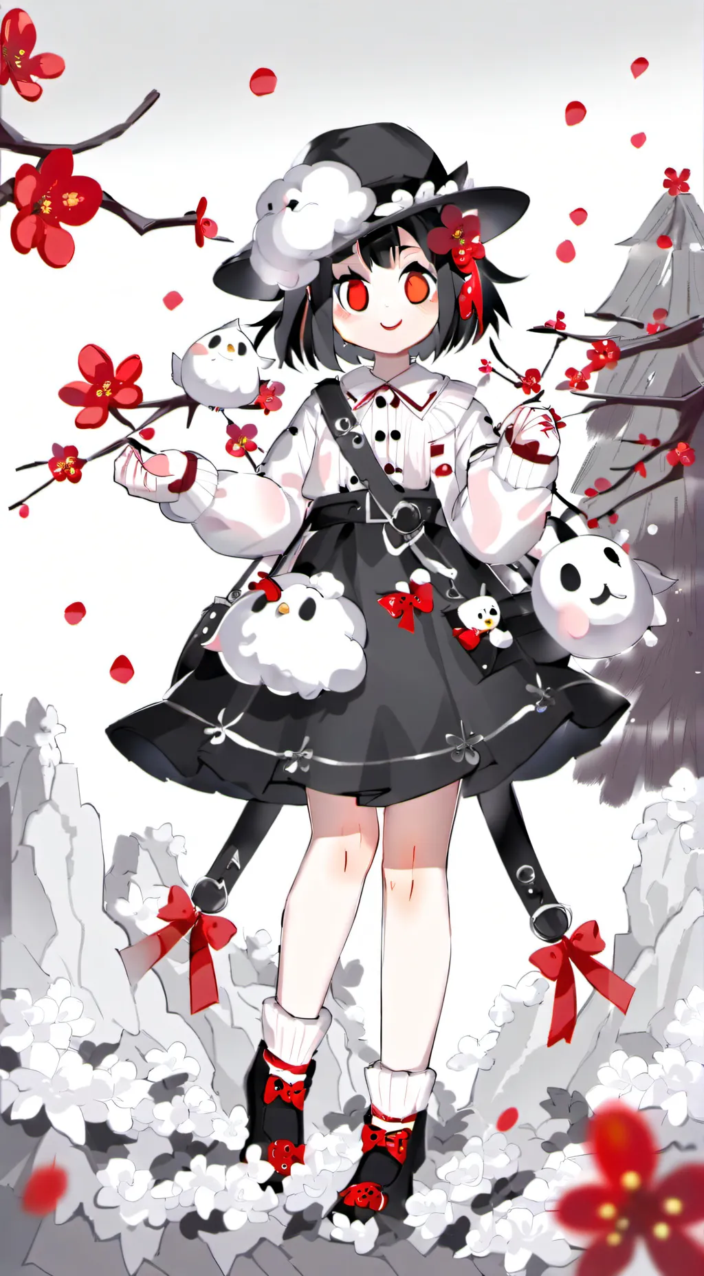 ai character: 😛💅 background