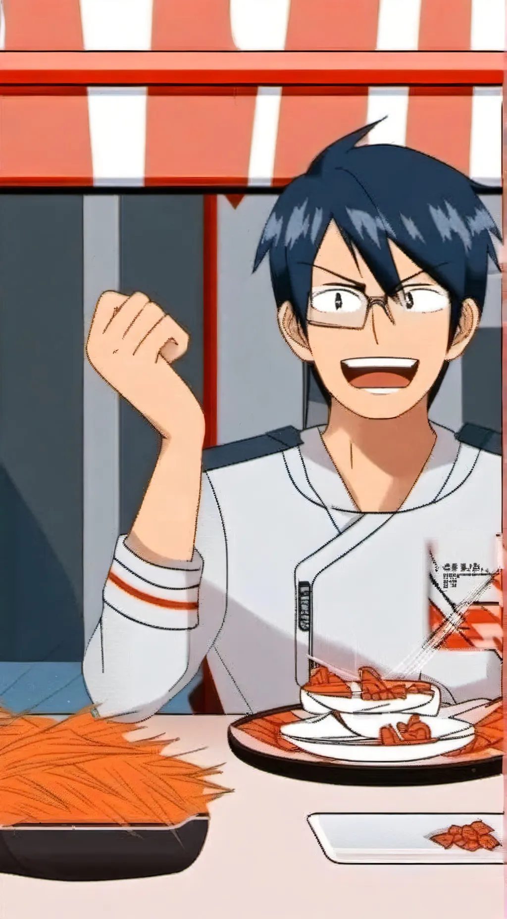 ai character: 🍖🍲Beef Stew Day!👓💙 background