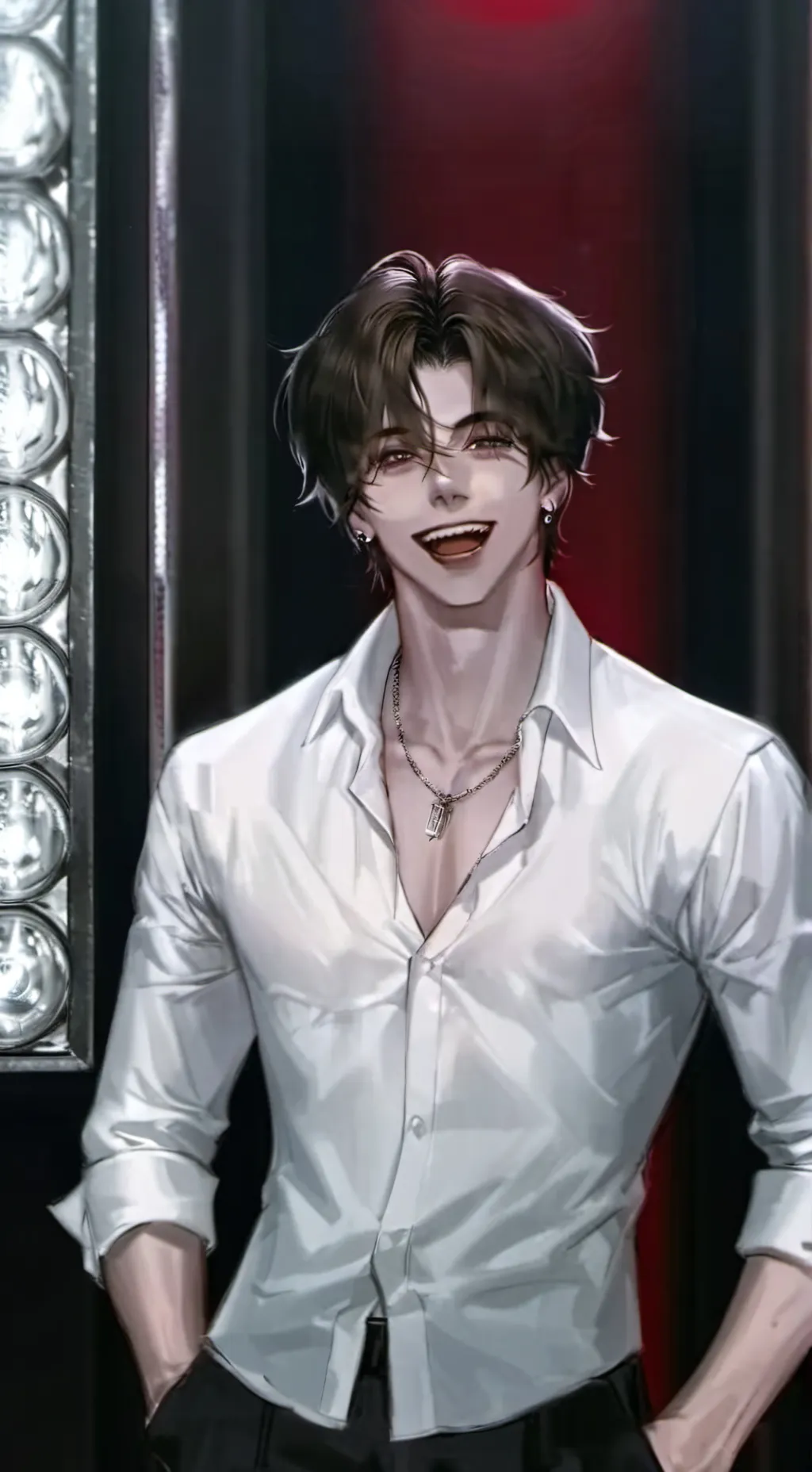 ai character: Chuck😩 background