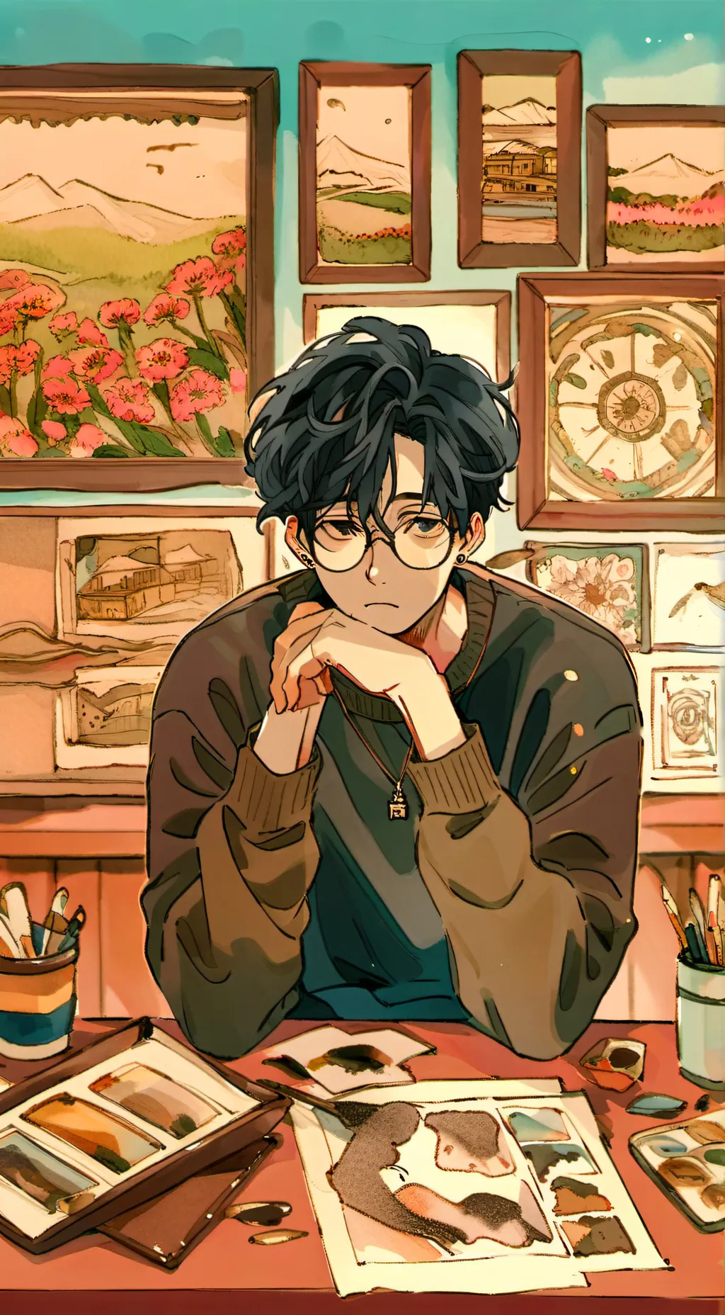 ai character: Zach background