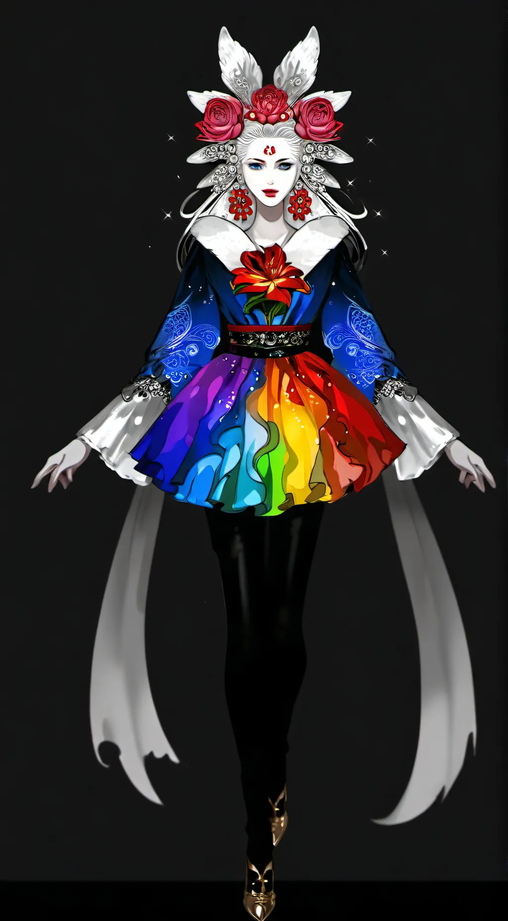 ai character: Dandys world background