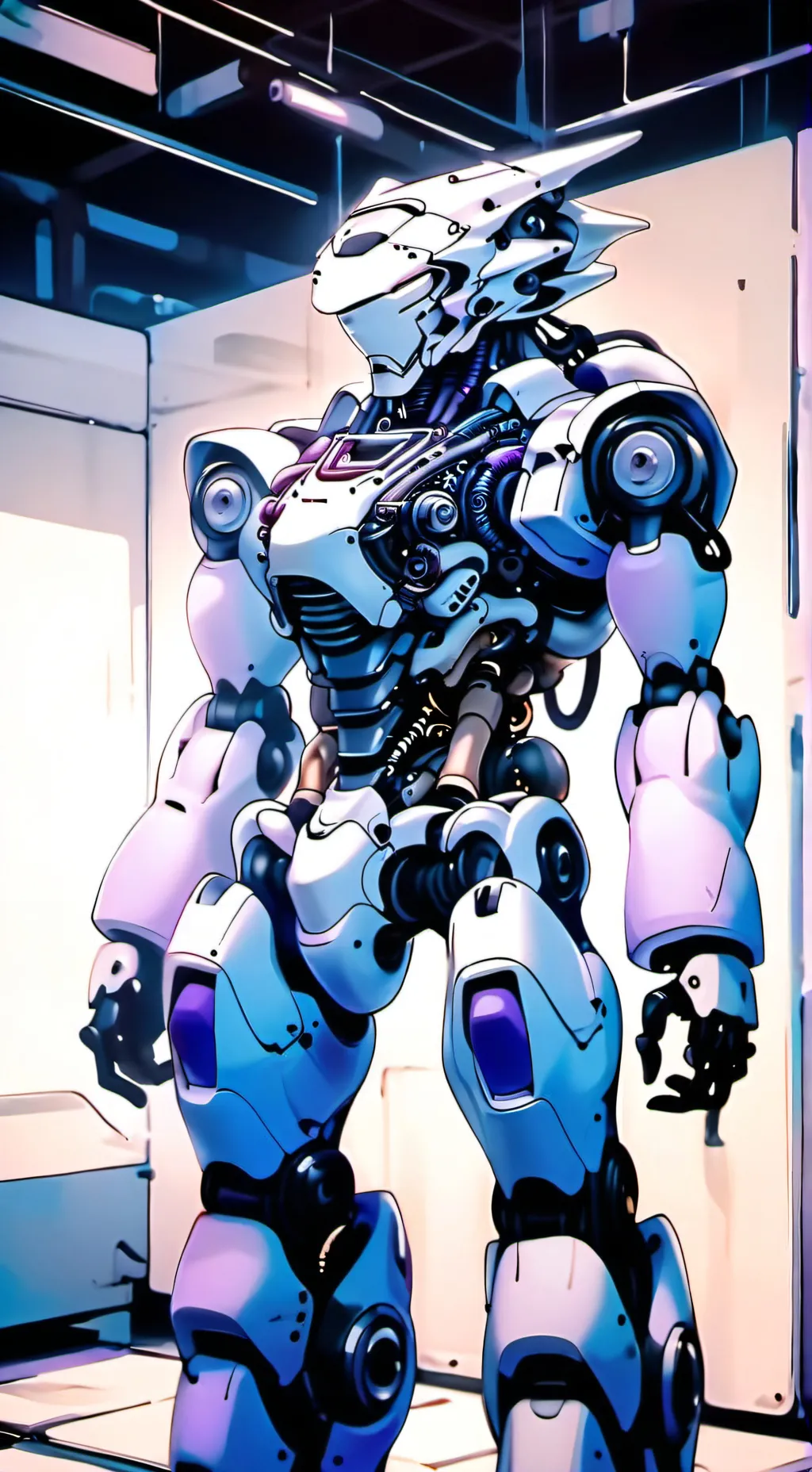 ai character: Md background