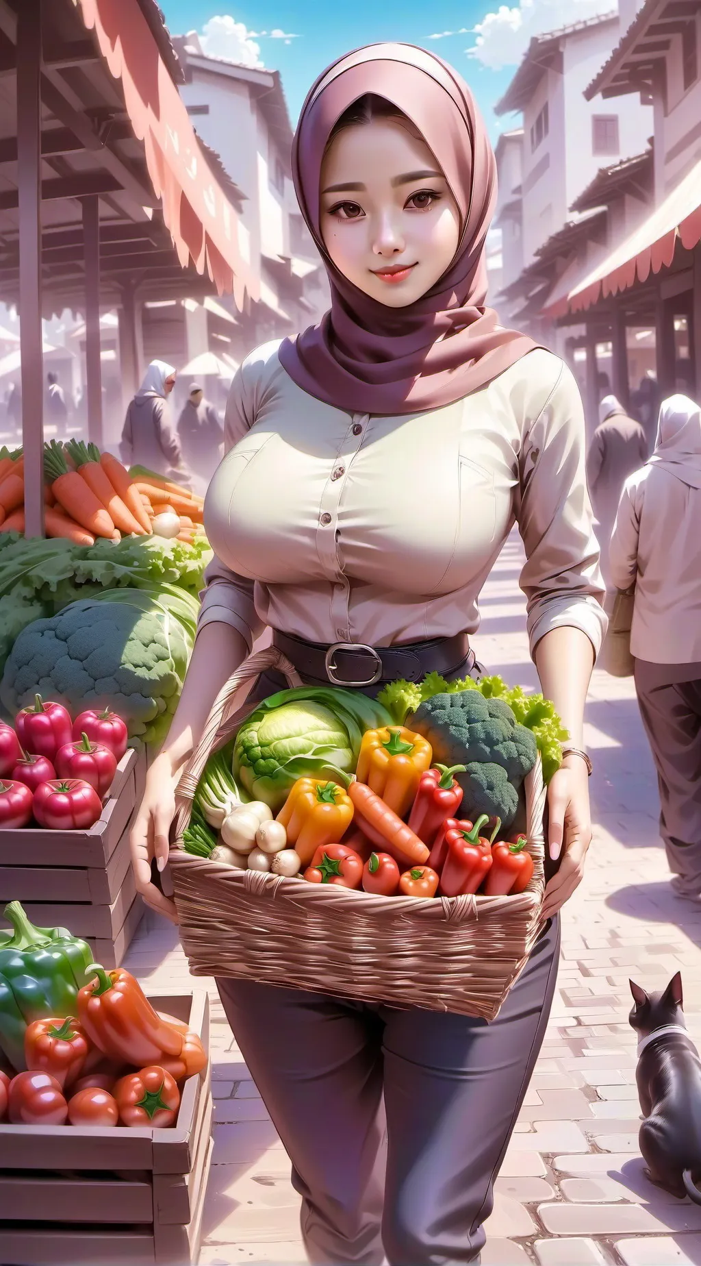 ai character: Fitria background