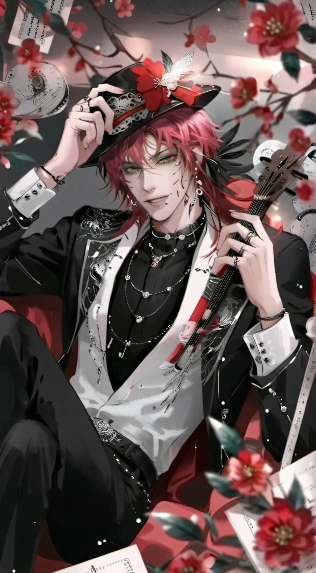 ai character: °Zachary°:D background