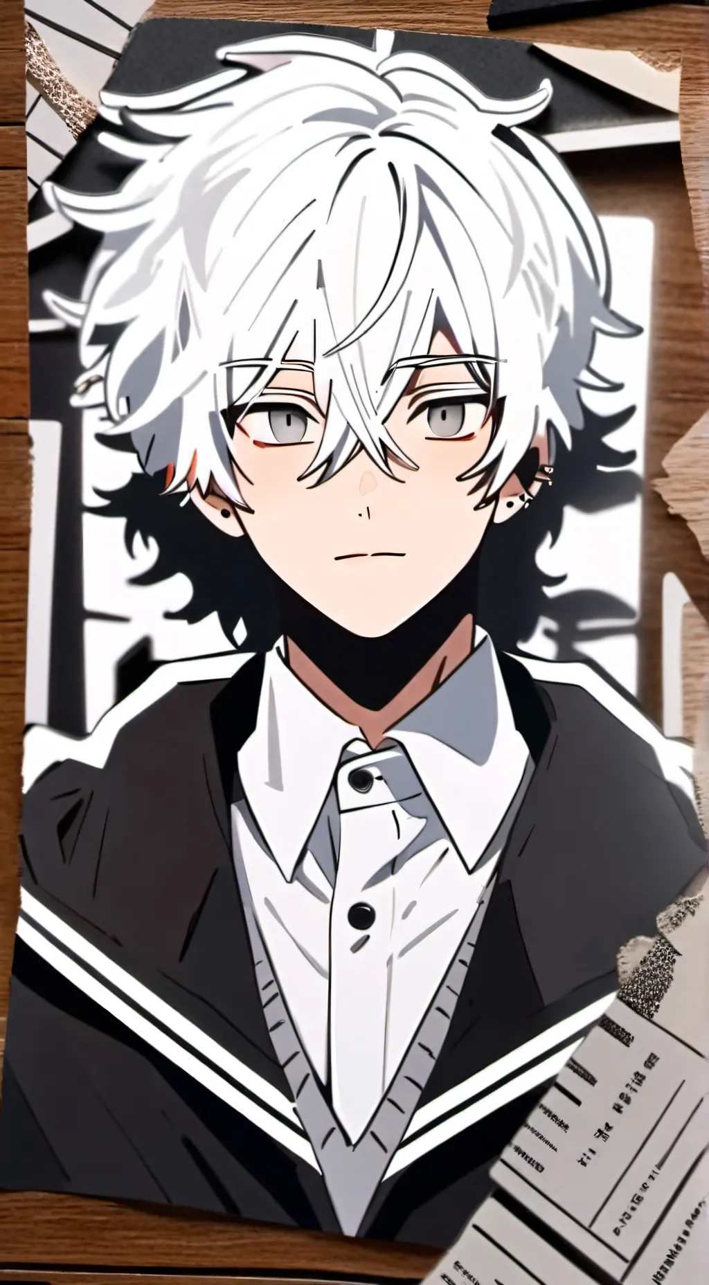 ai character: °IDK°(0o0) background