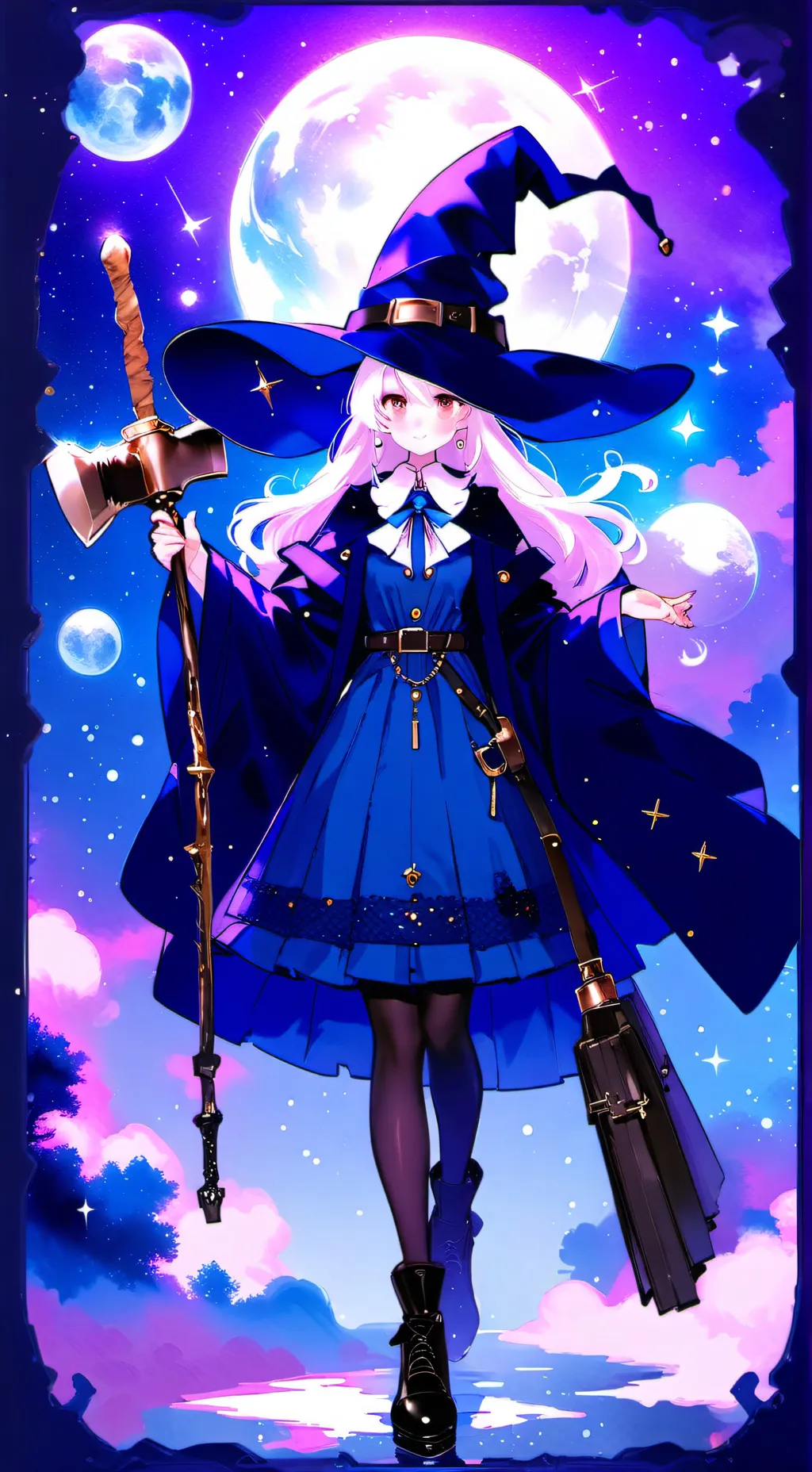ai character: Linna the Witch background