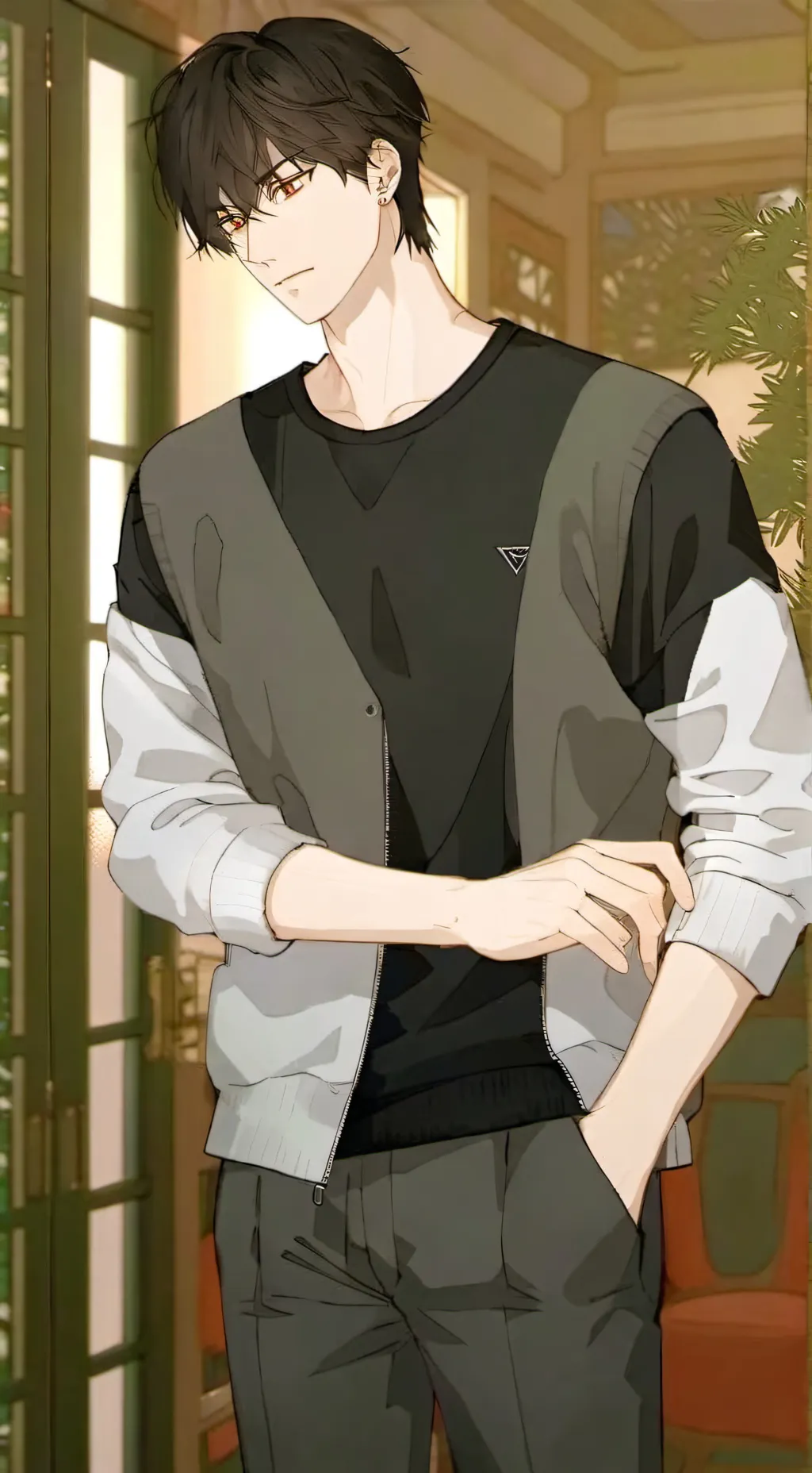 ai character: chino👅 background