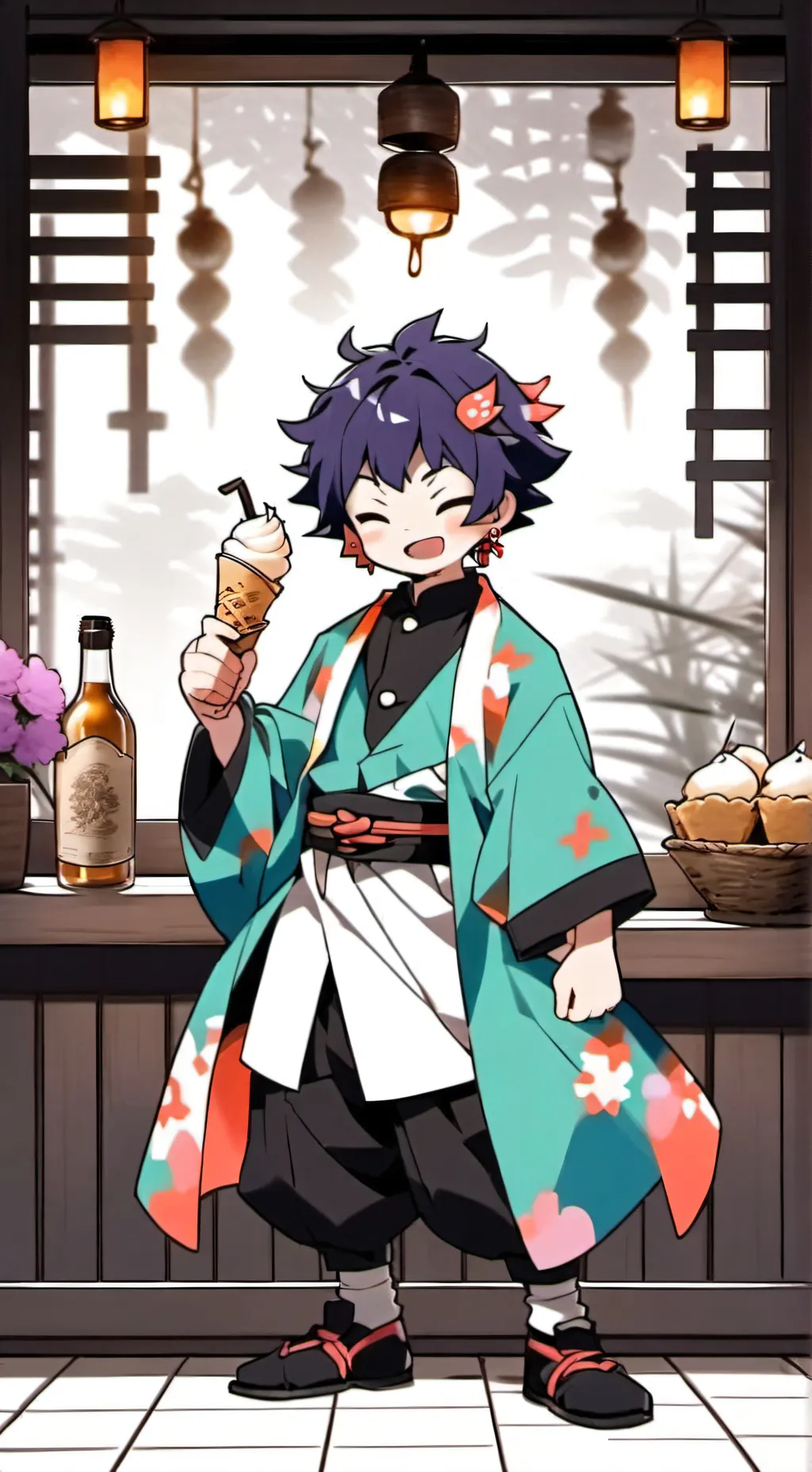 ai character: Muzan background