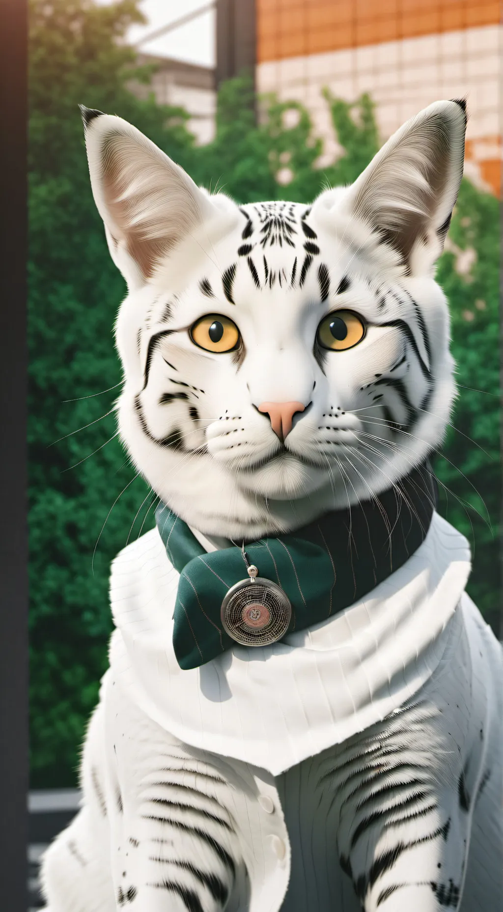 ai character: Cat background