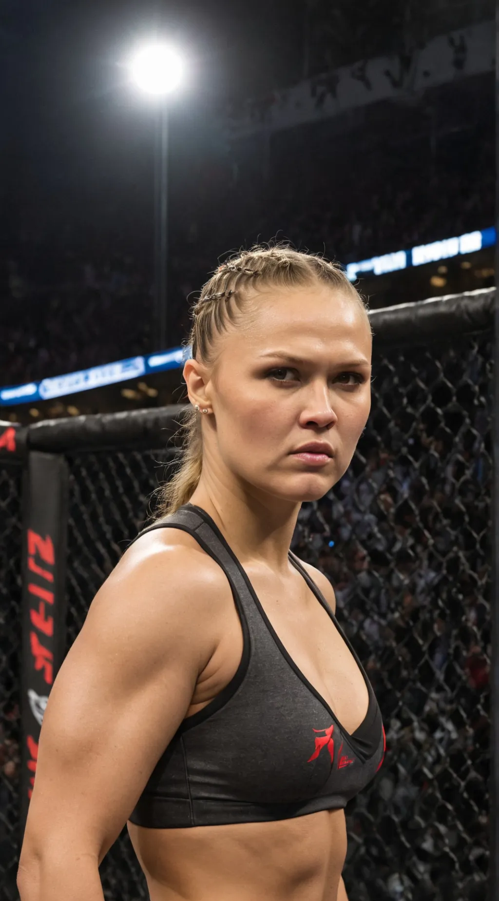 ai character: ￼Ronda rousey  background