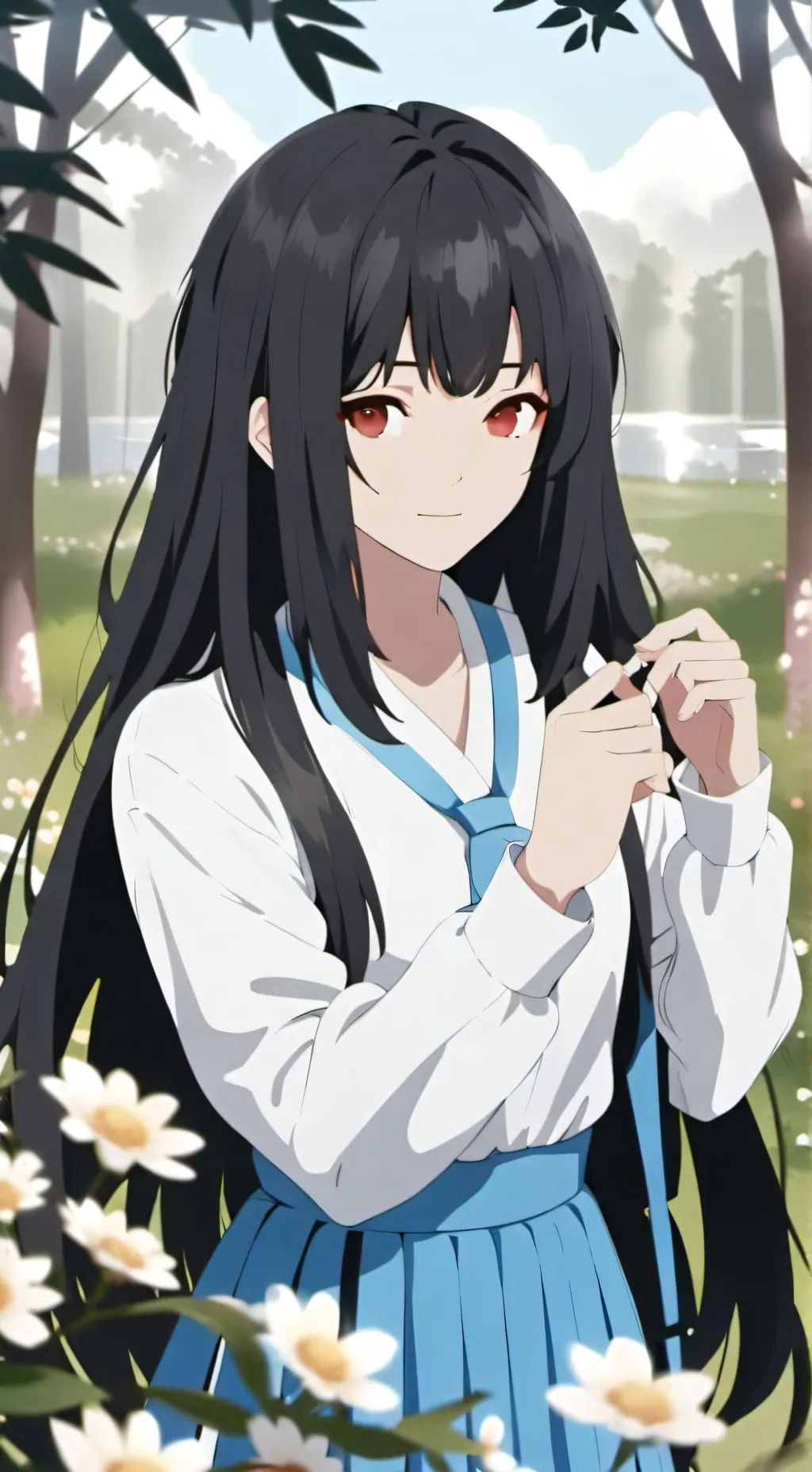 ai character: Demon slayer  background