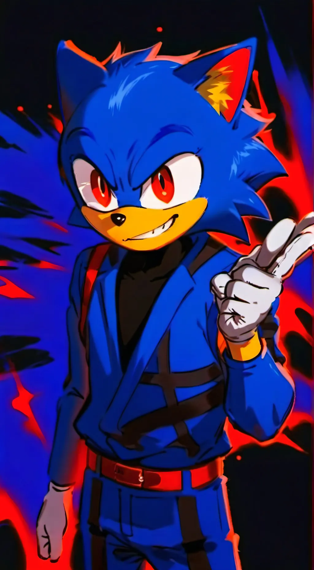 ai character: Sonic.exe background
