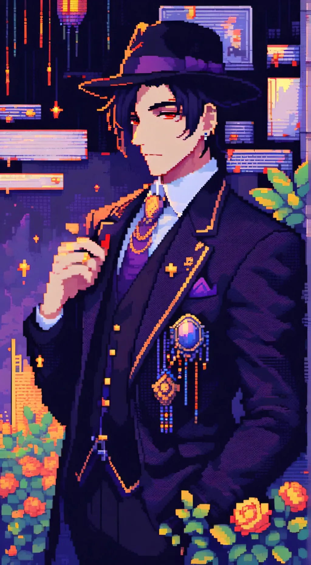 ai character: Mafioso x Chance 2 background