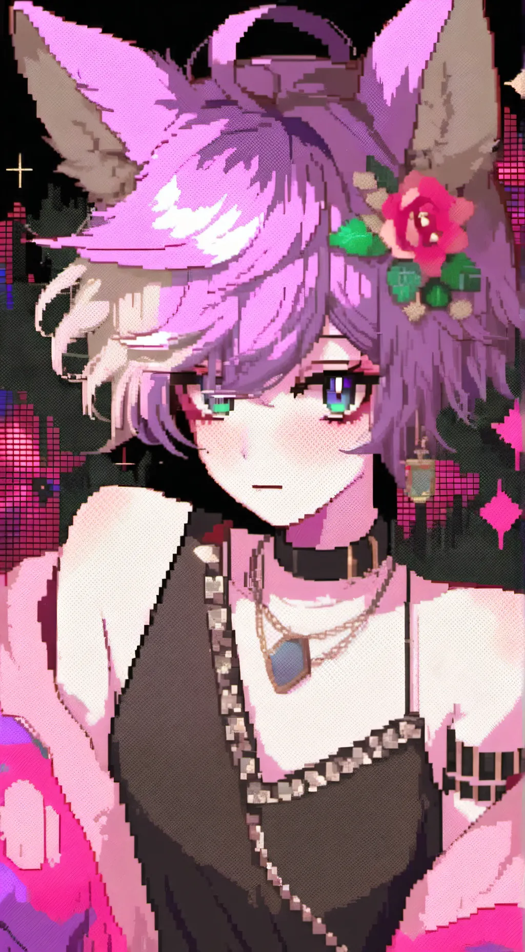 ai character: radiodust background