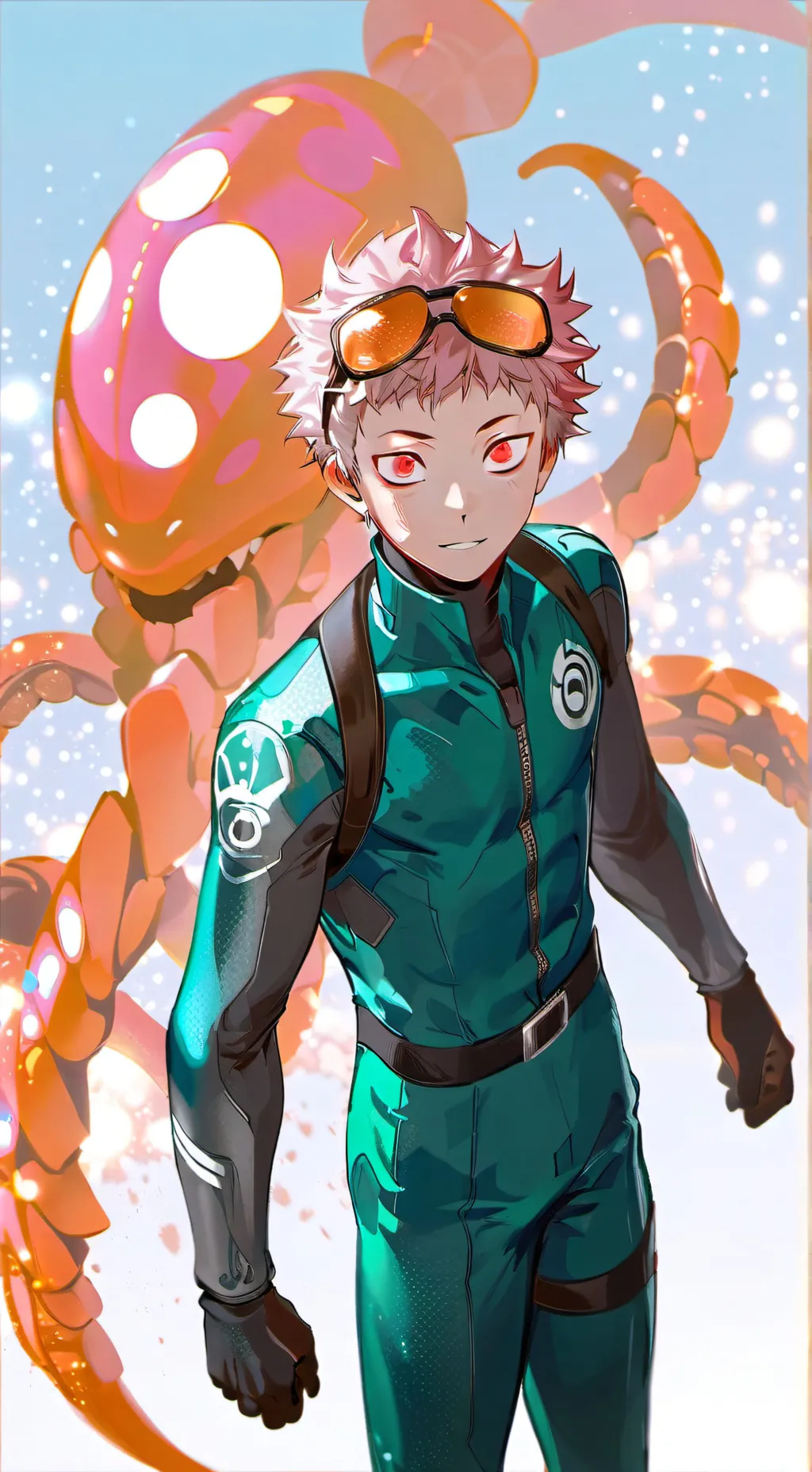 ai character: Yuji ( squid game) background