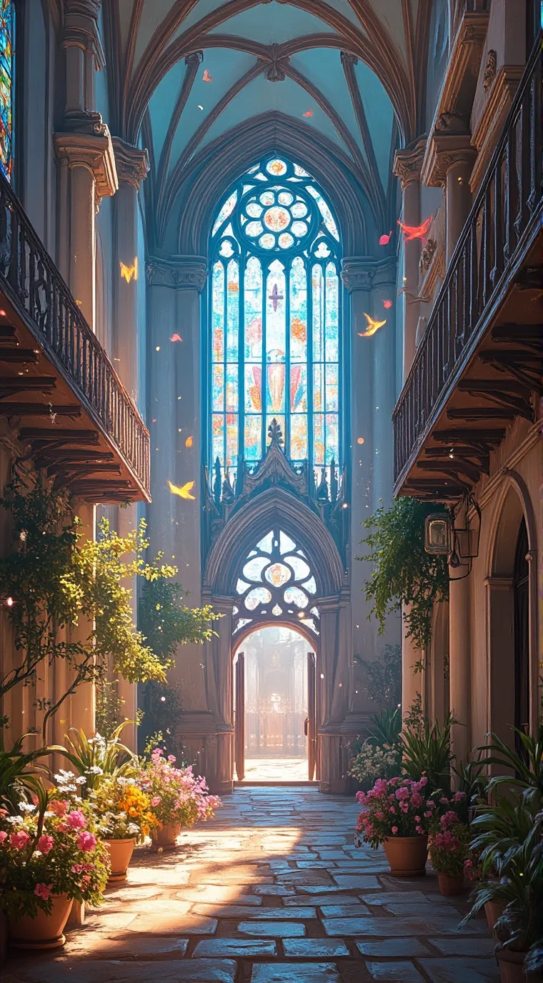 ai character: Genshin Wedding background