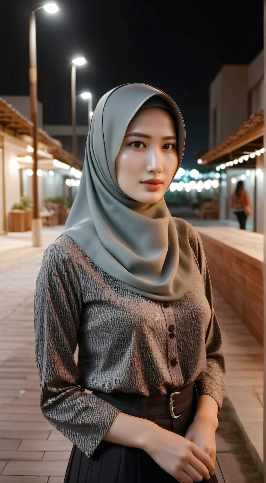 ai character: febryani  background