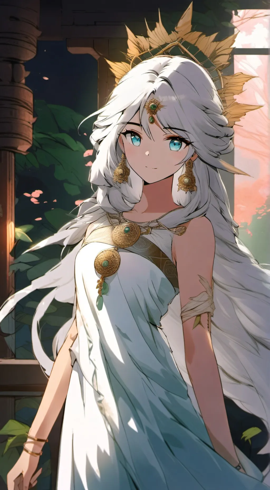 ai character: Theos background