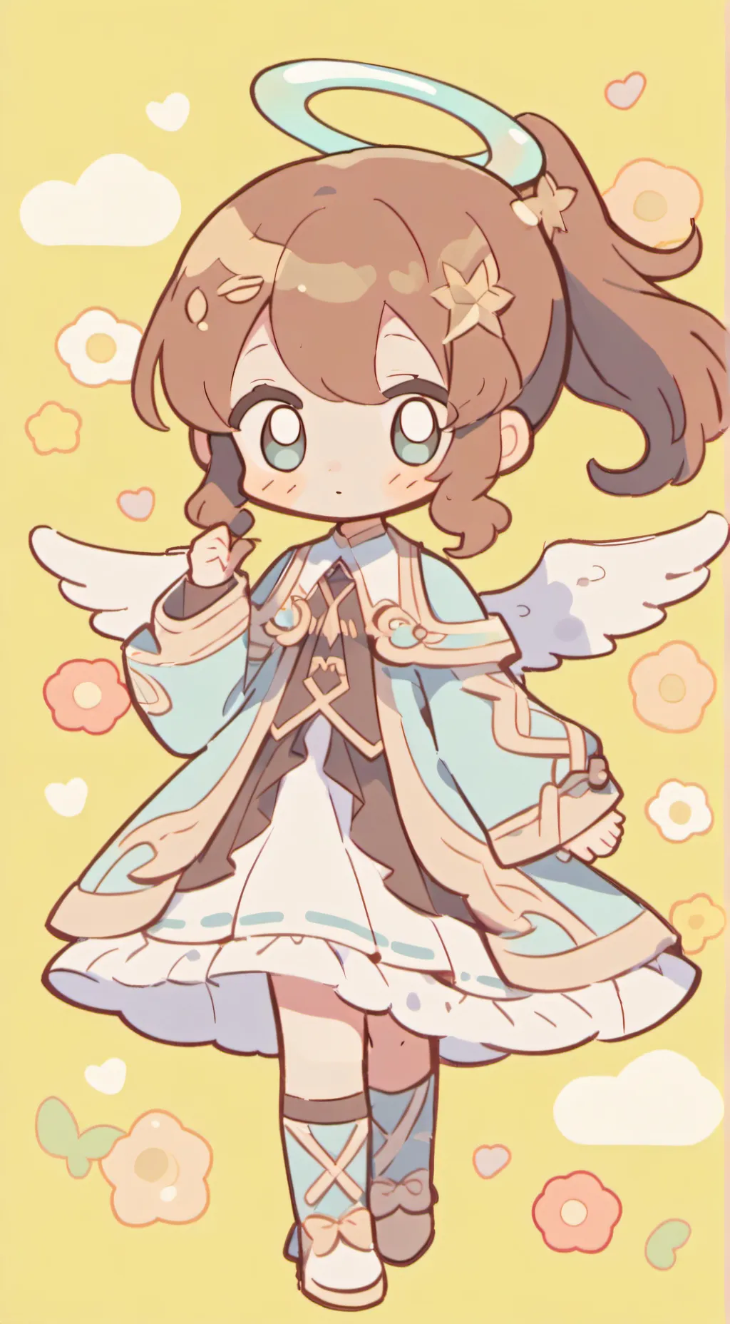 ai character: ghosties? background