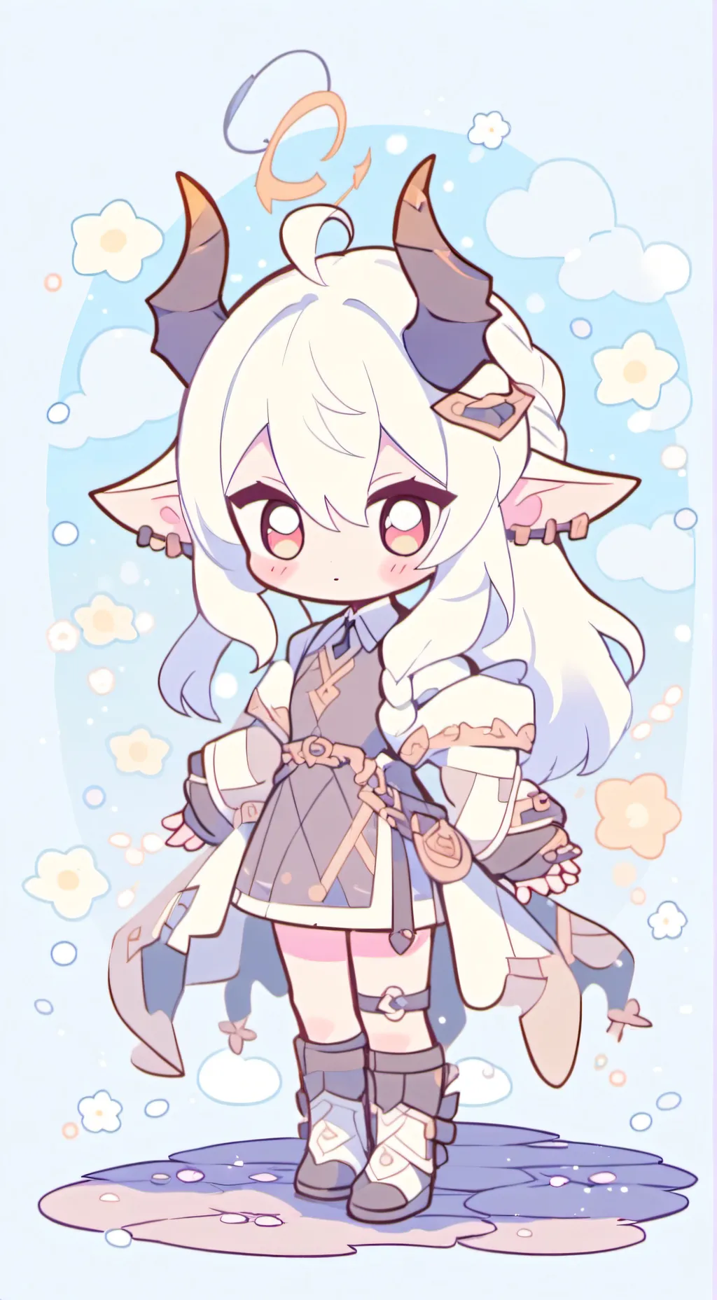 ai character: Jinu x Rumi background