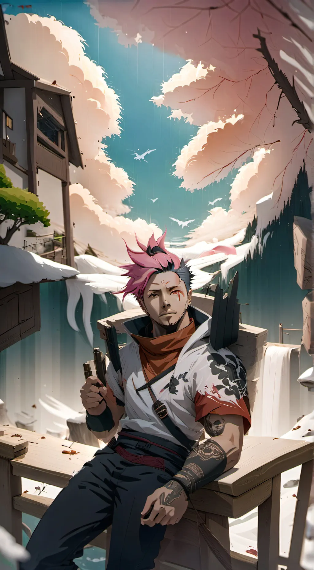 ai character: Sukuna's b-day!  background