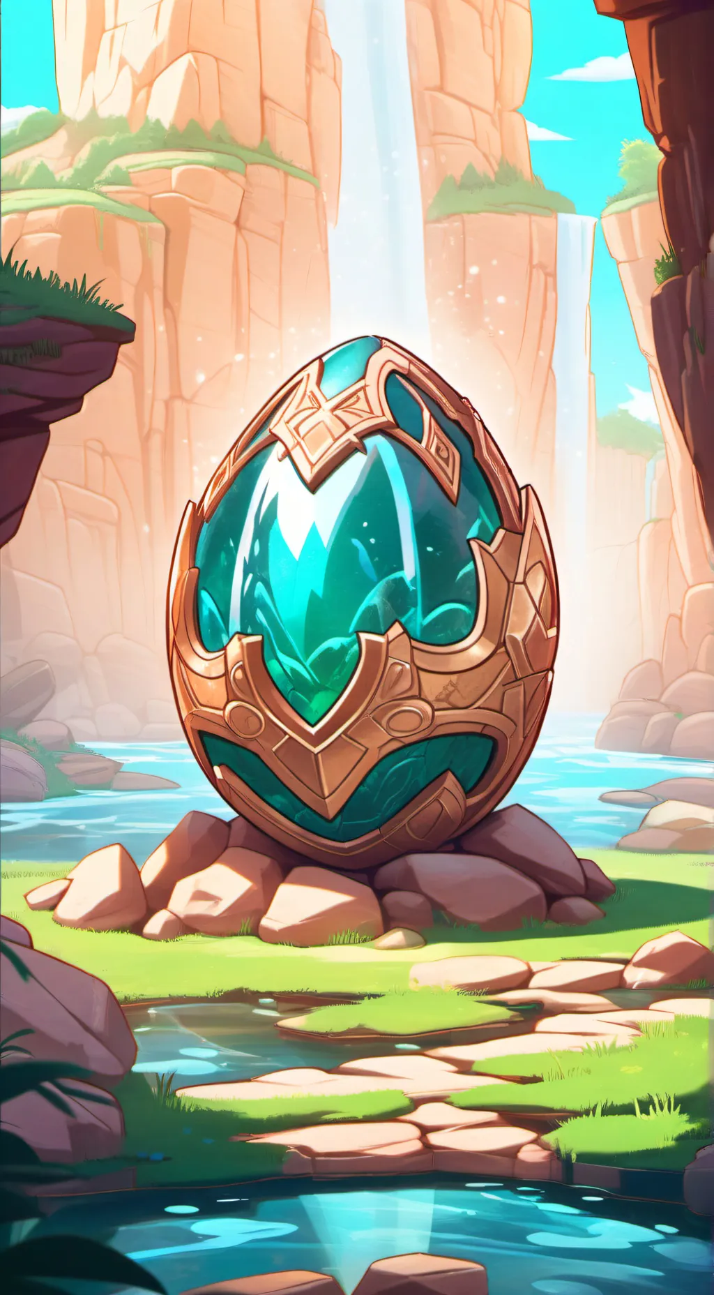 ai character: Dragon life background