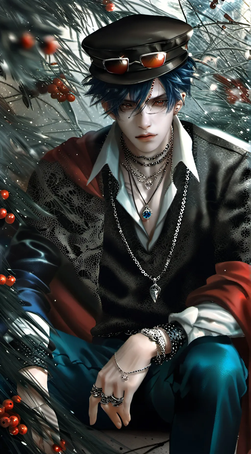 ai character: 🏹Axel James🥂 background