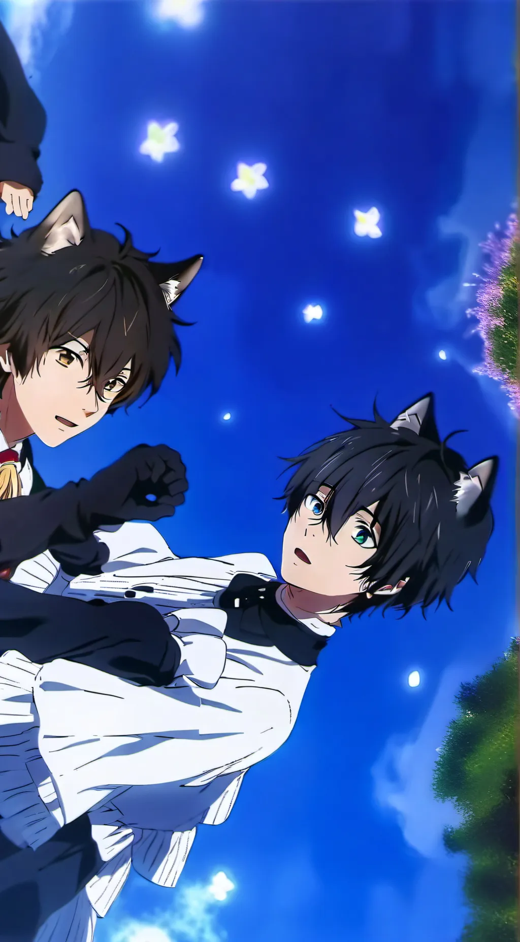 ai character: Max and Leo background