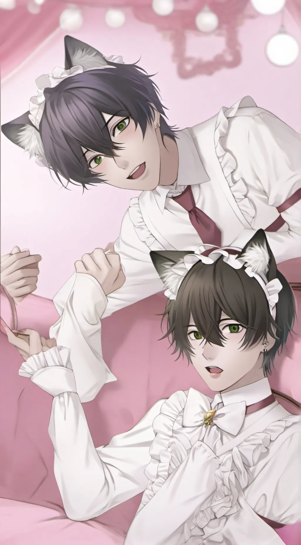 ai character: Lucas & Leo  background