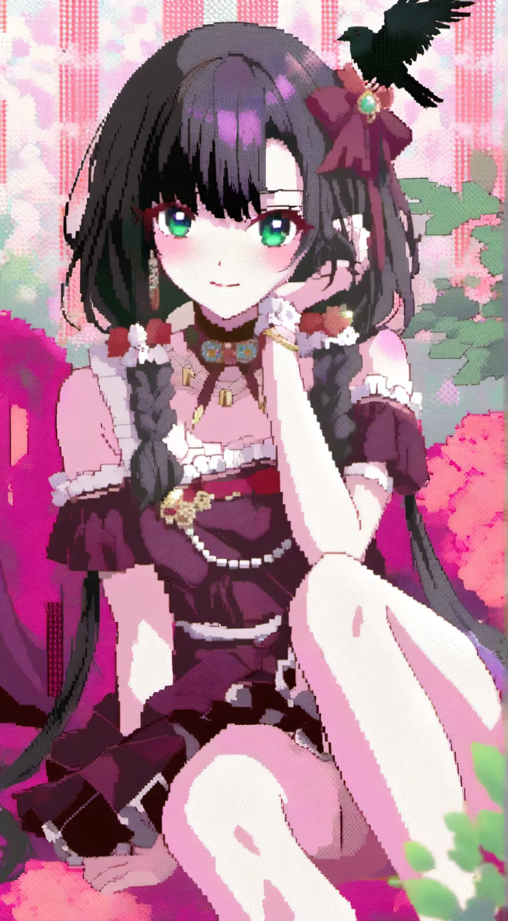 ai character: Chloe🤍 background