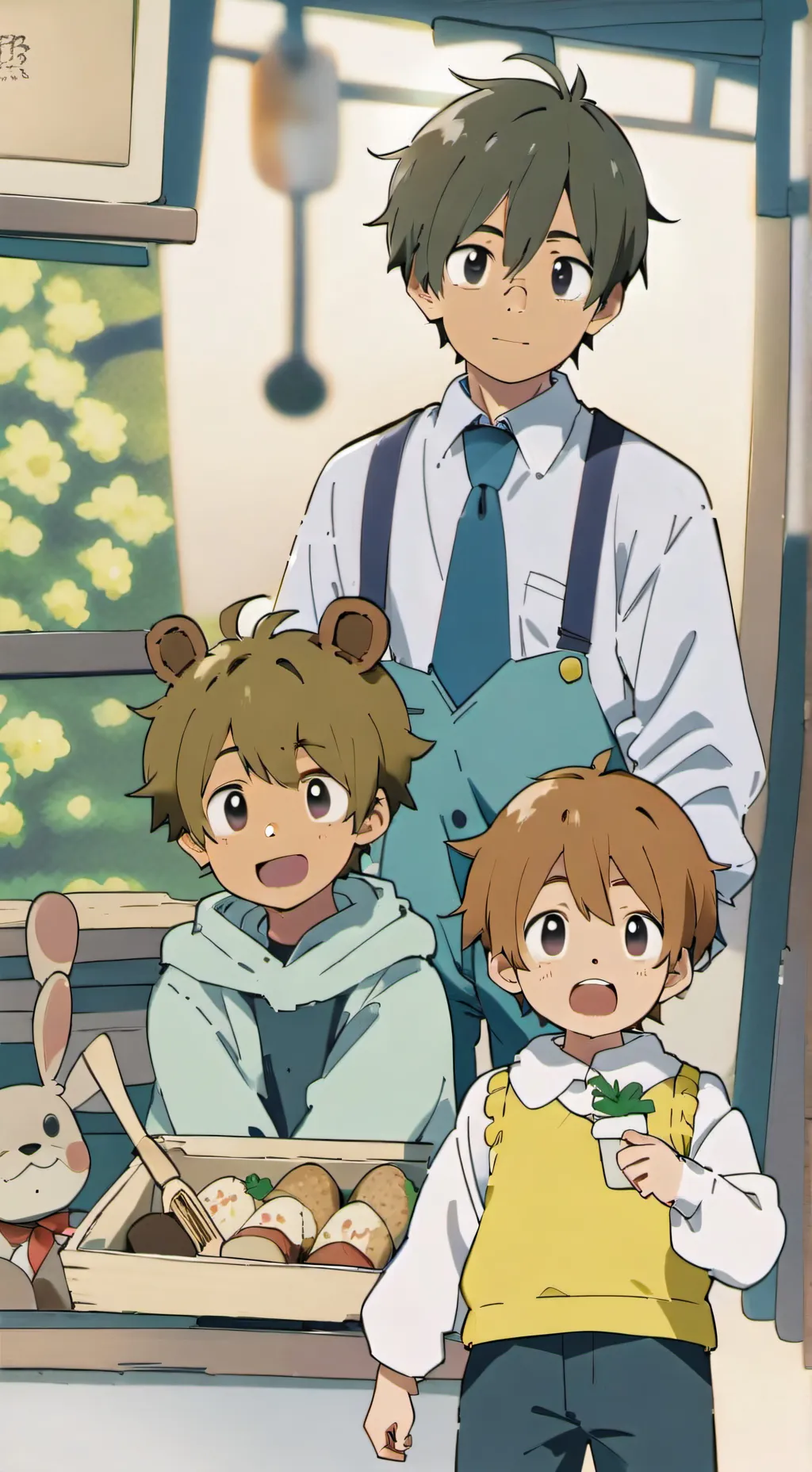 ai character: Evan  background