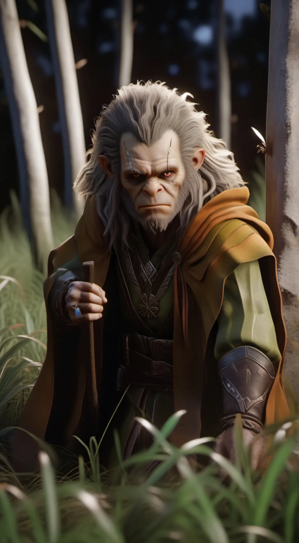 ai character: Grassclaw background