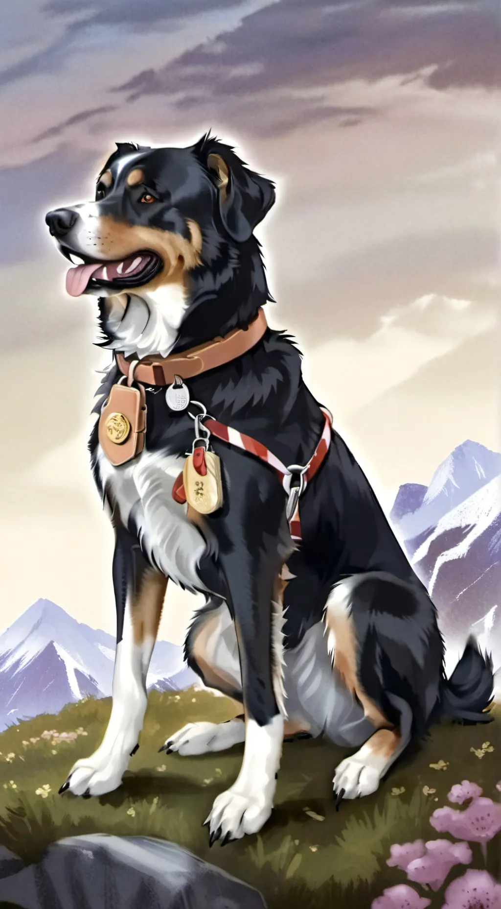 ai character: EsSa<3 background