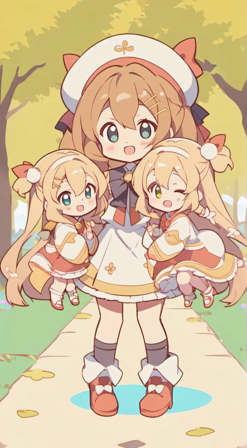 ai character: The favorite one.. background