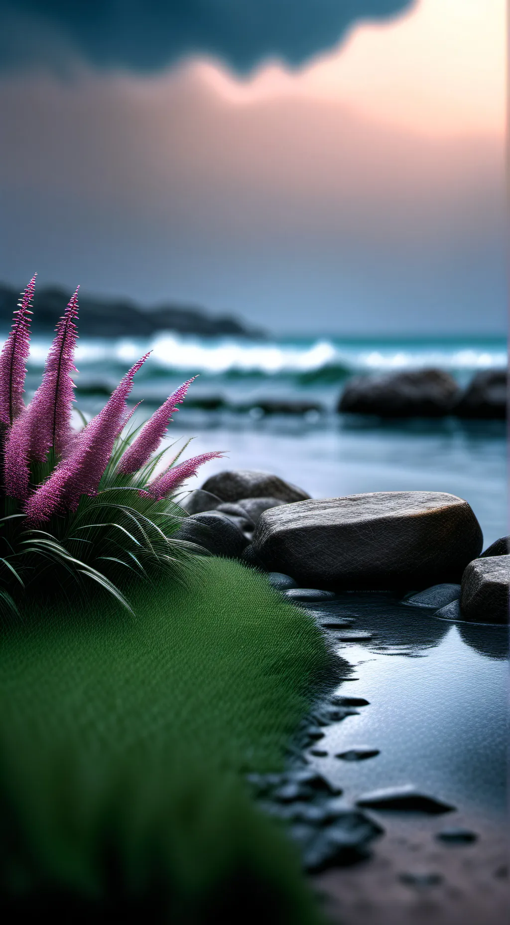 ai character: kind grass background