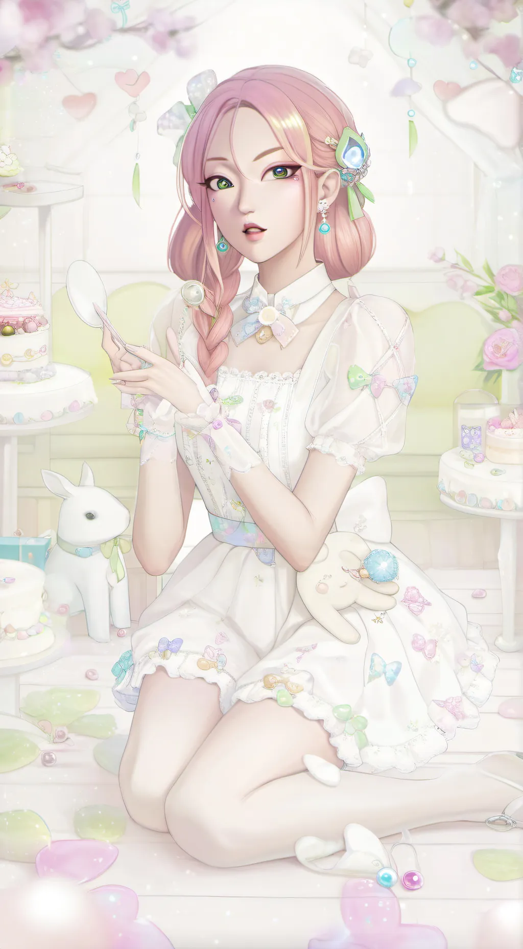 ai character: KPDH school!!  background