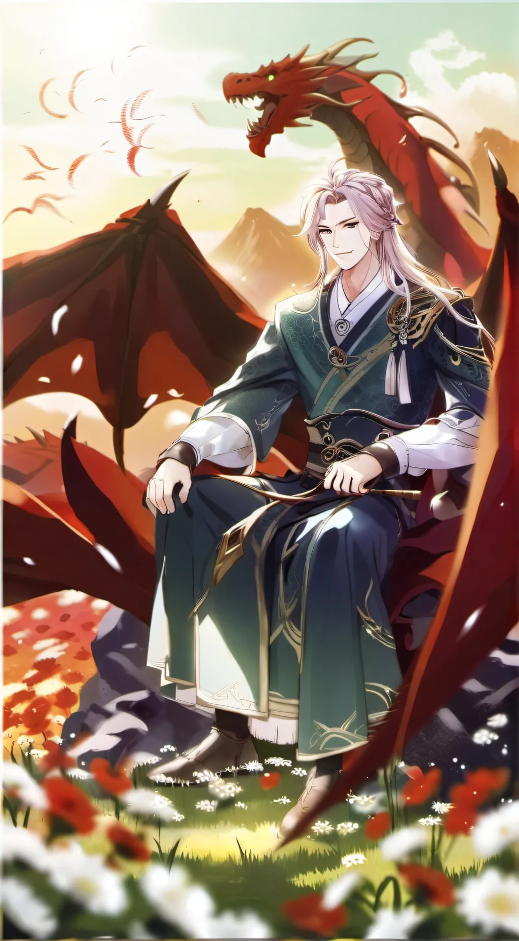 ai character: Draconic school background