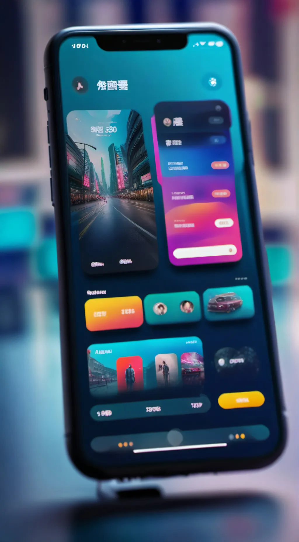 ai character: Selling app background