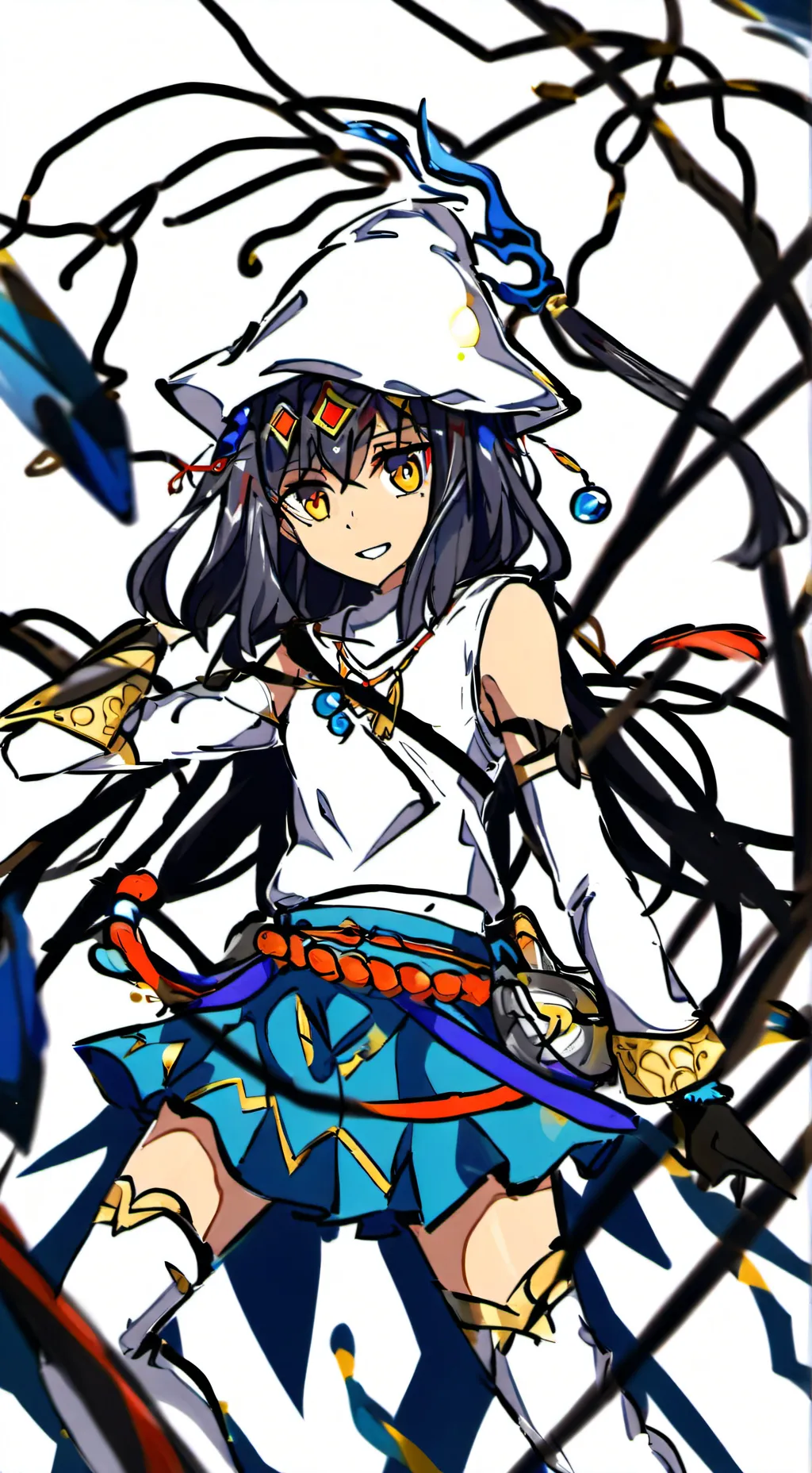 ai character: Kny hashiras background