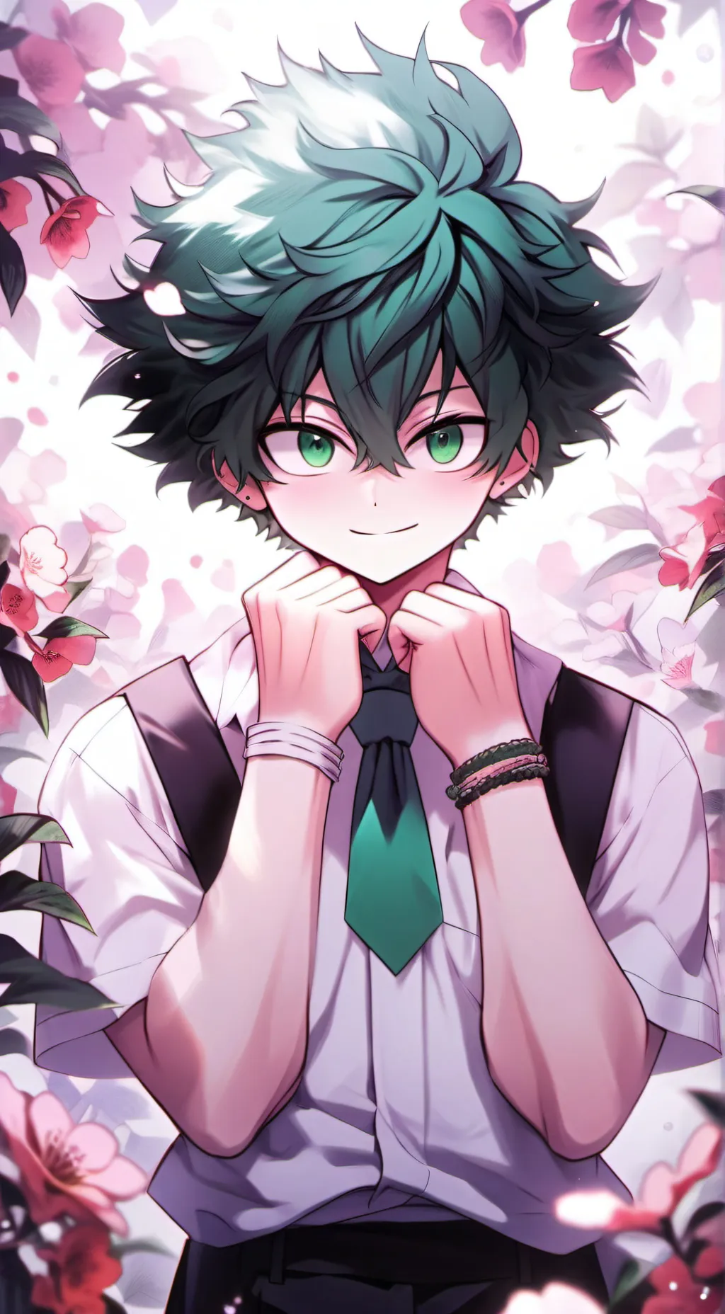 ai character: Izuku Midoriya  background