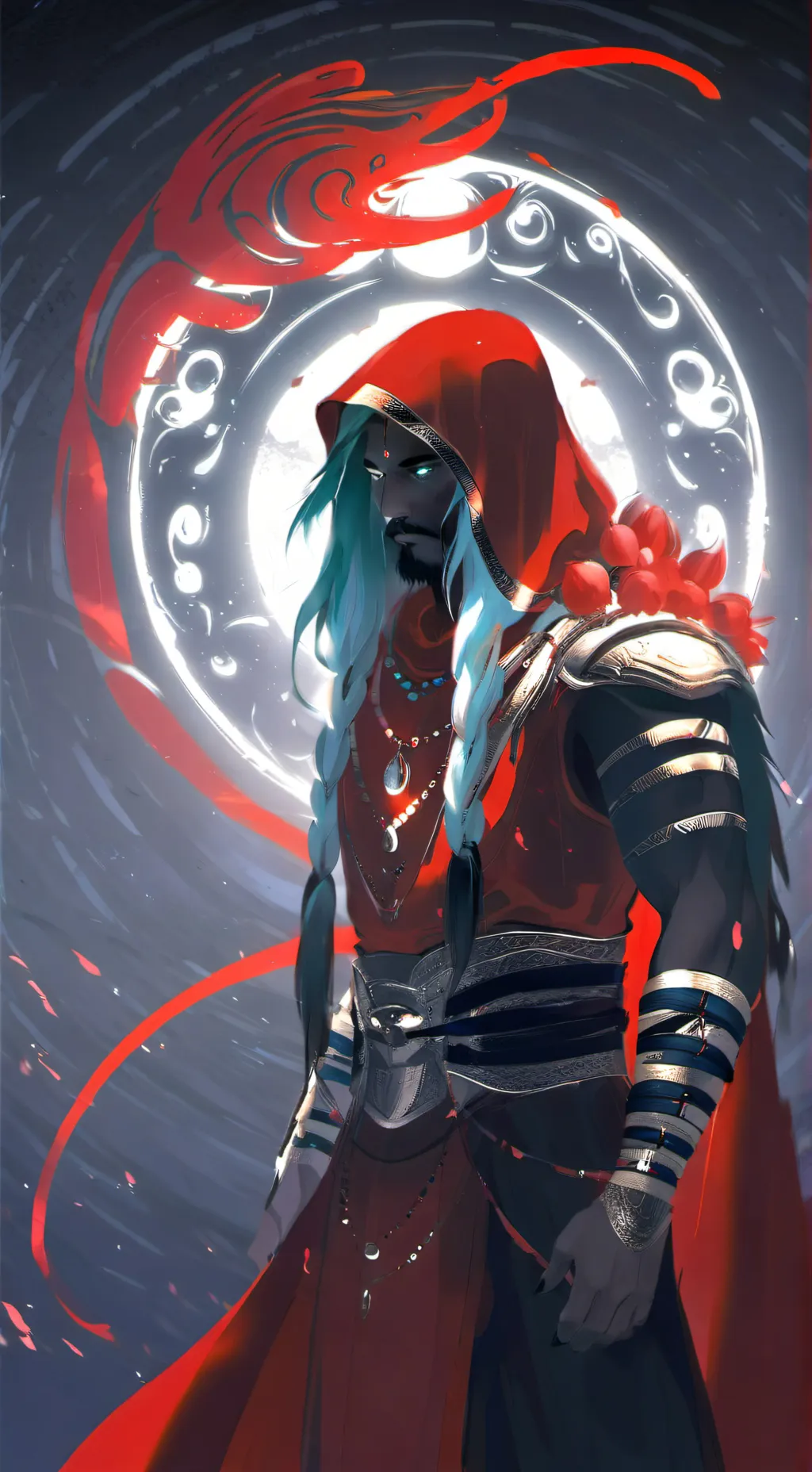 ai character: RedL❤️ve. background