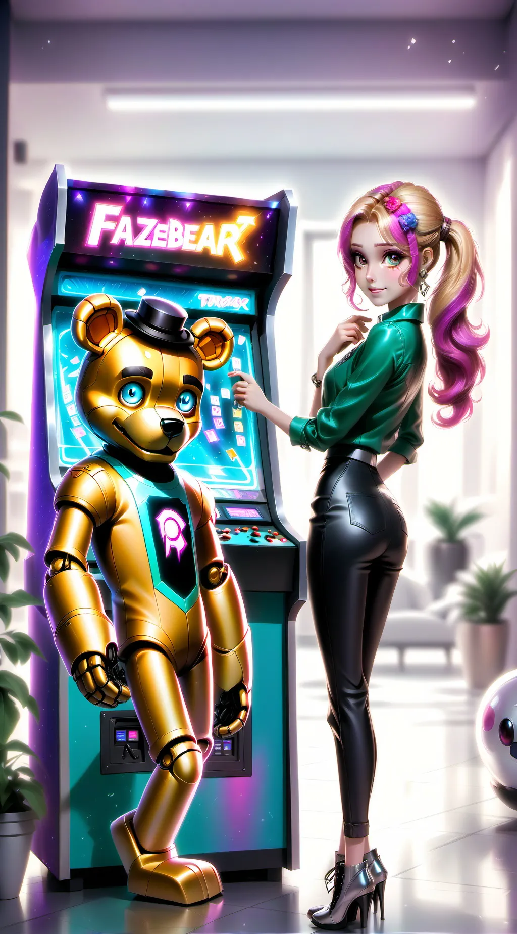 ai character: Mirtha 'Nuts' Fazbear background