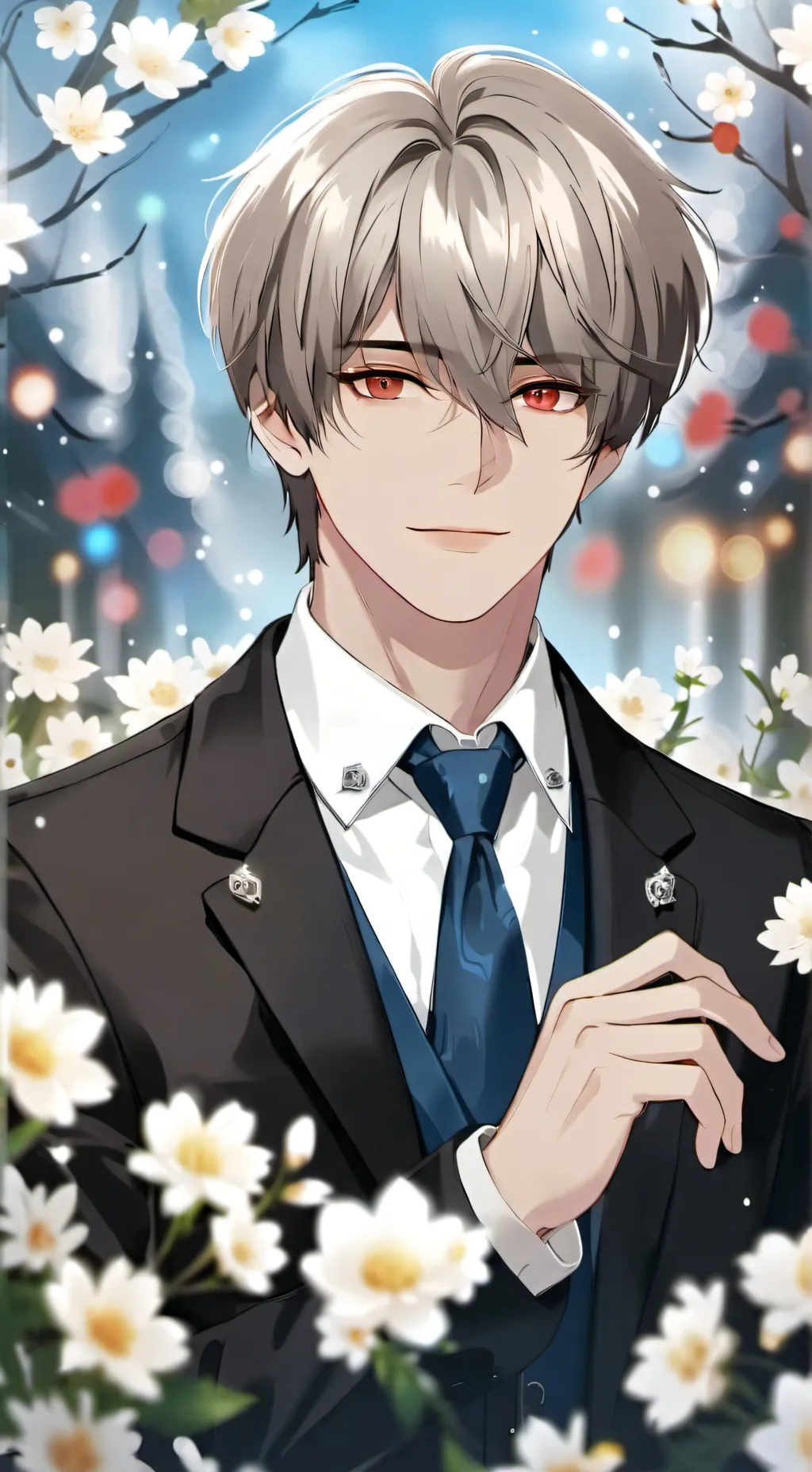 ai character: Liam  background