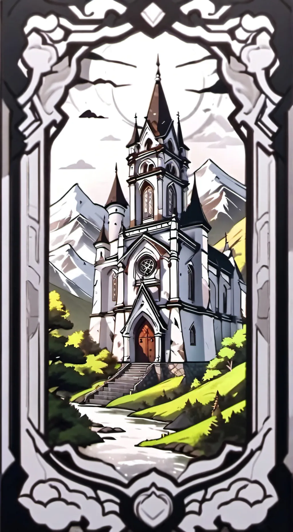 ai character: forsaken x dw! :3 background