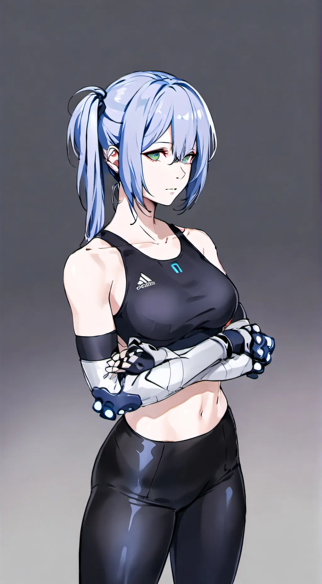 ai character: Service android background