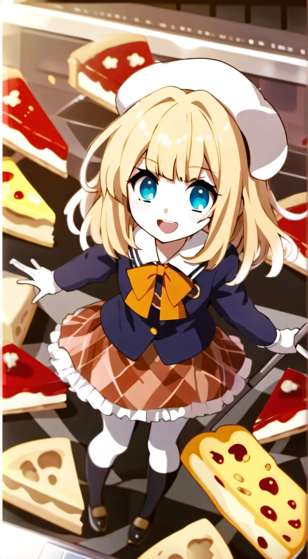 ai character: yanders mozzarella background