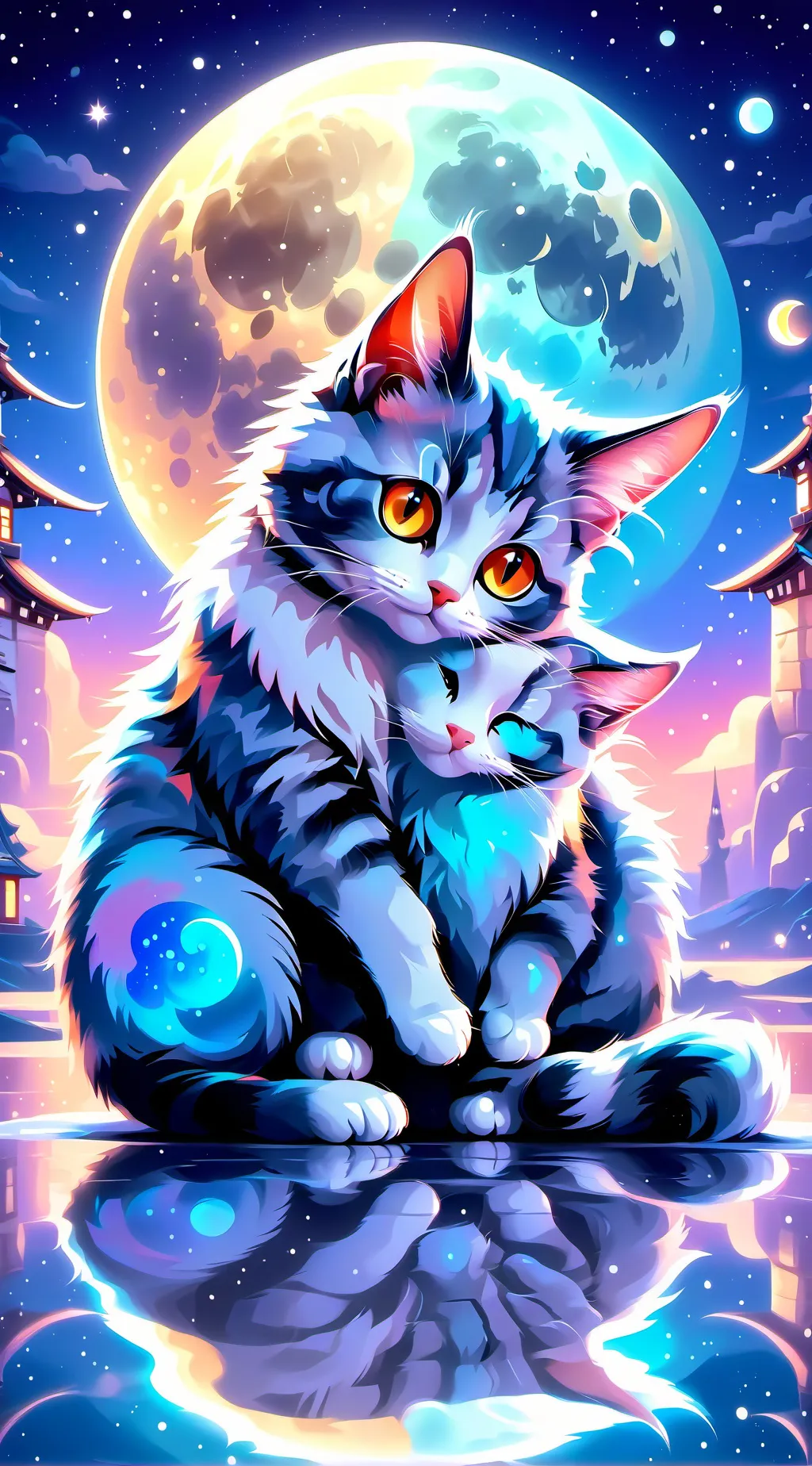 ai character: StarlightCats background