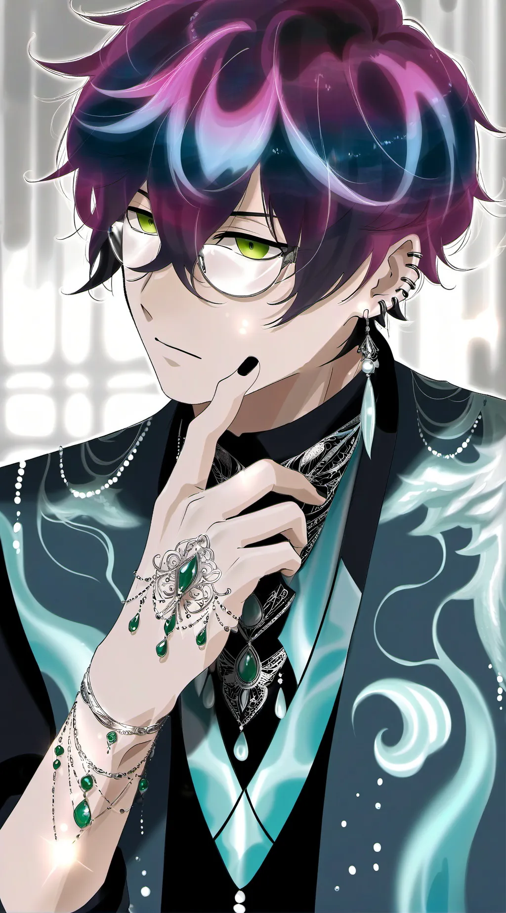 ai character: Rocky background